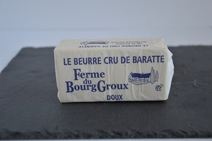 Beurre cru de baratte doux, Ferme du bourg croux