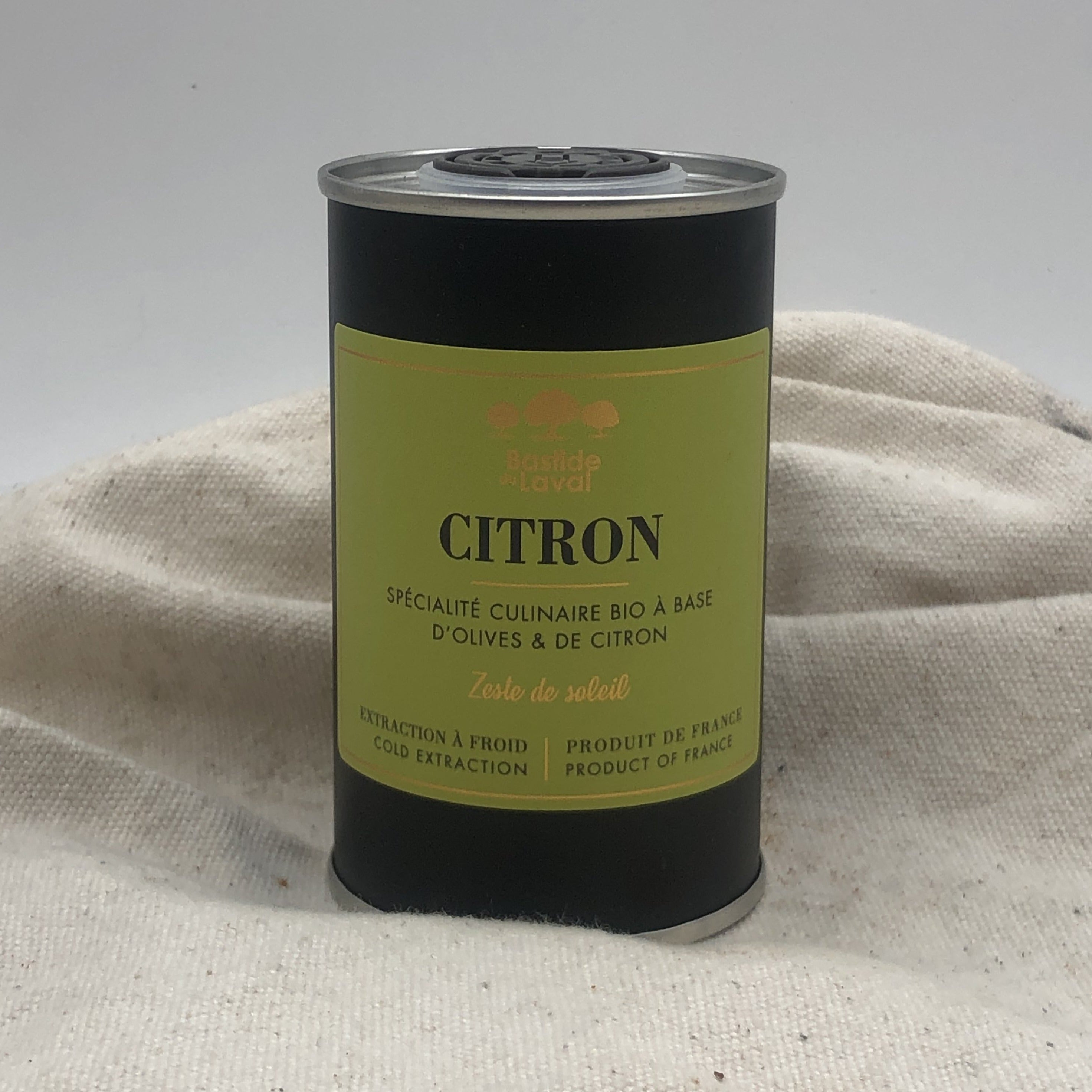 Huile d'olive au citron BIO