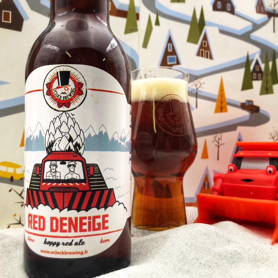 Red déneige, bière artisanale