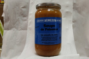 Soupe de poissons en bocal