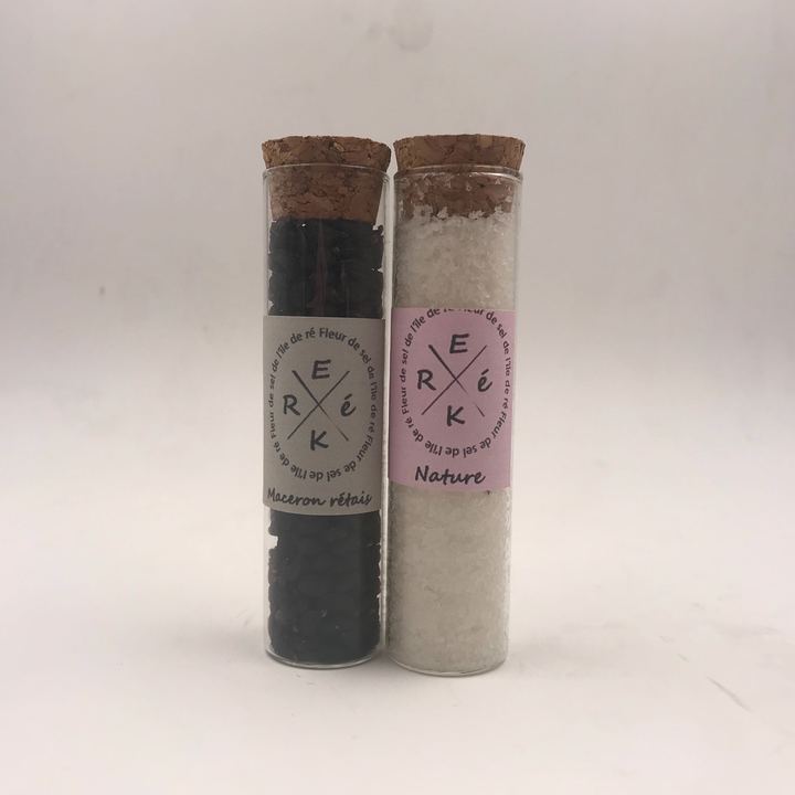 Tube de fleur de sel et maceron