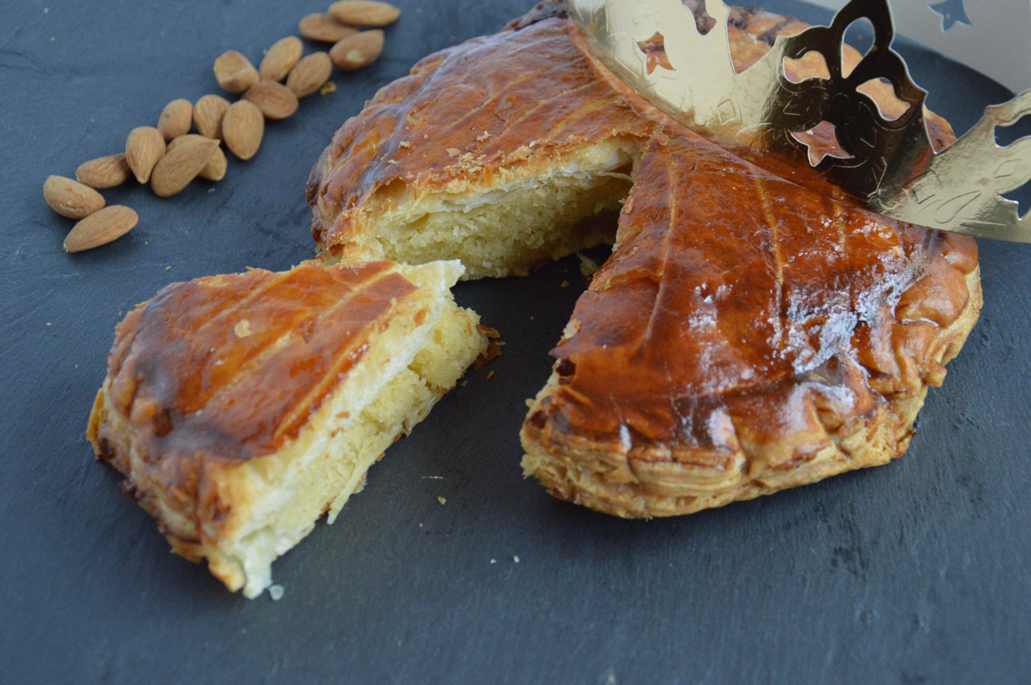 Véritable galette des rois artisanale du Furet Tanrade