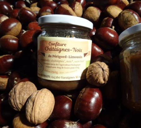 Confiture châtaignes noix Bio