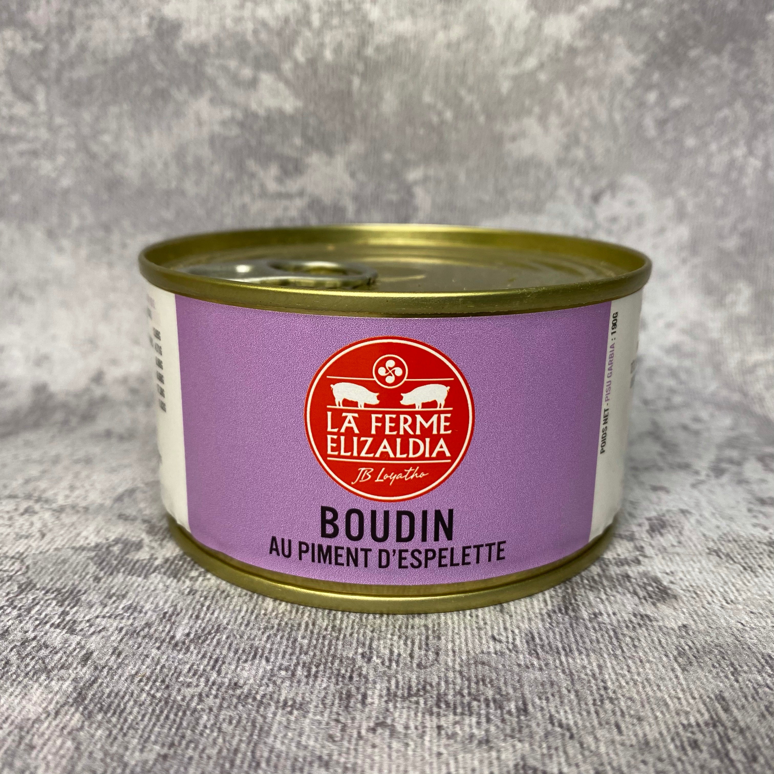 Boudin au piment d'Espelette