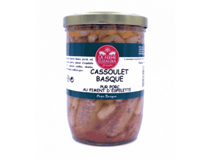 Cassoulet basque pur porc piment d'Espelette - direct producteur