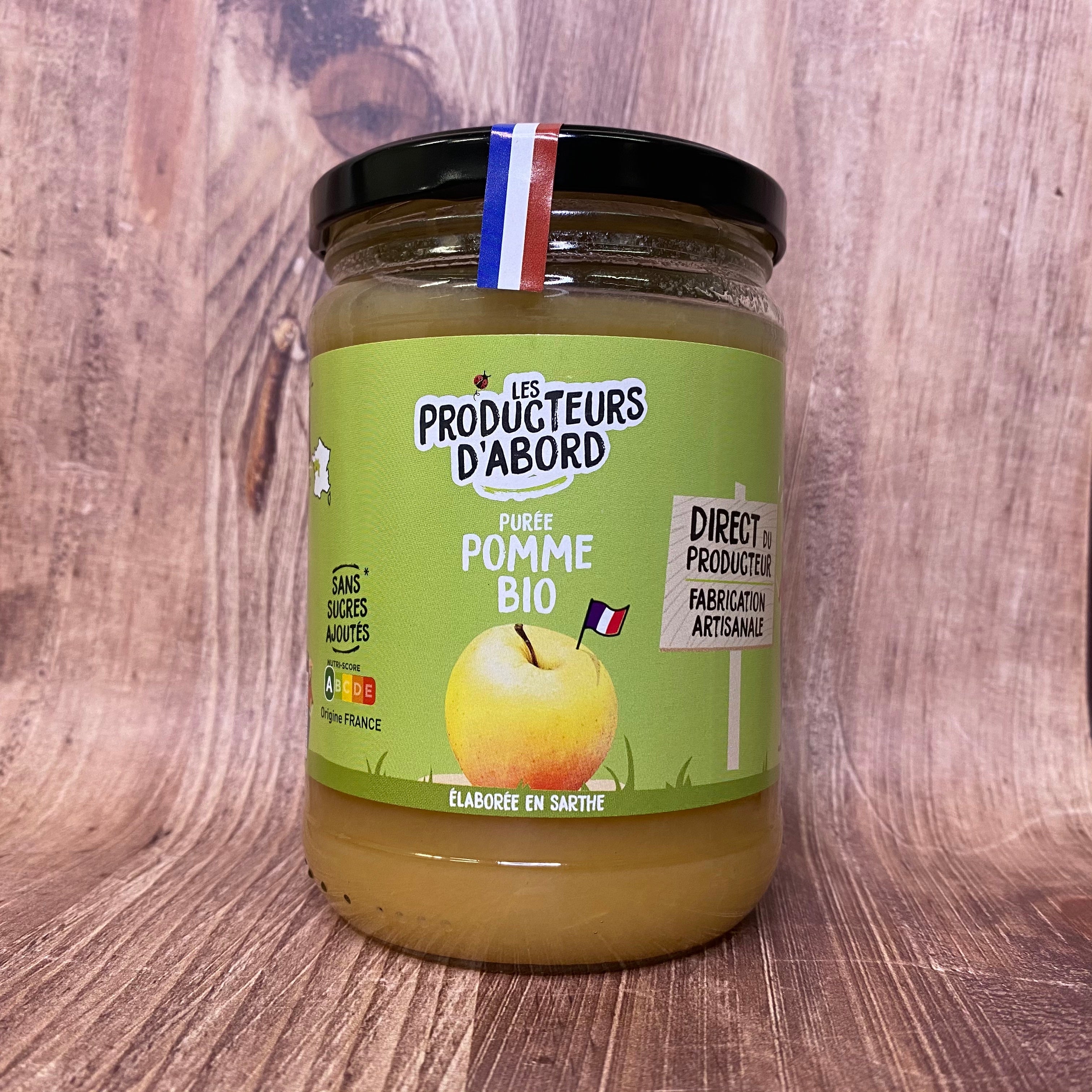 Compote de pommes avec morceaux BIO