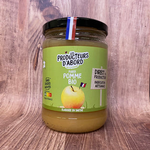 Compote de pommes avec morceaux BIO