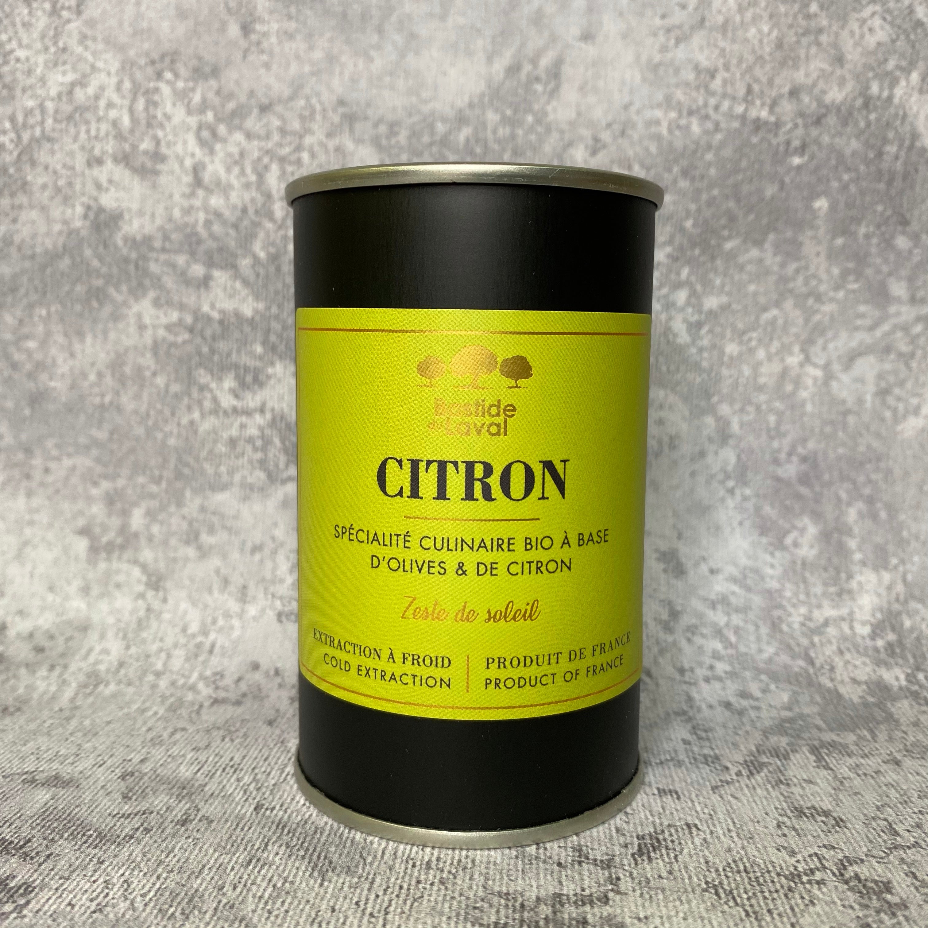 Huile d'olive au citron BIO