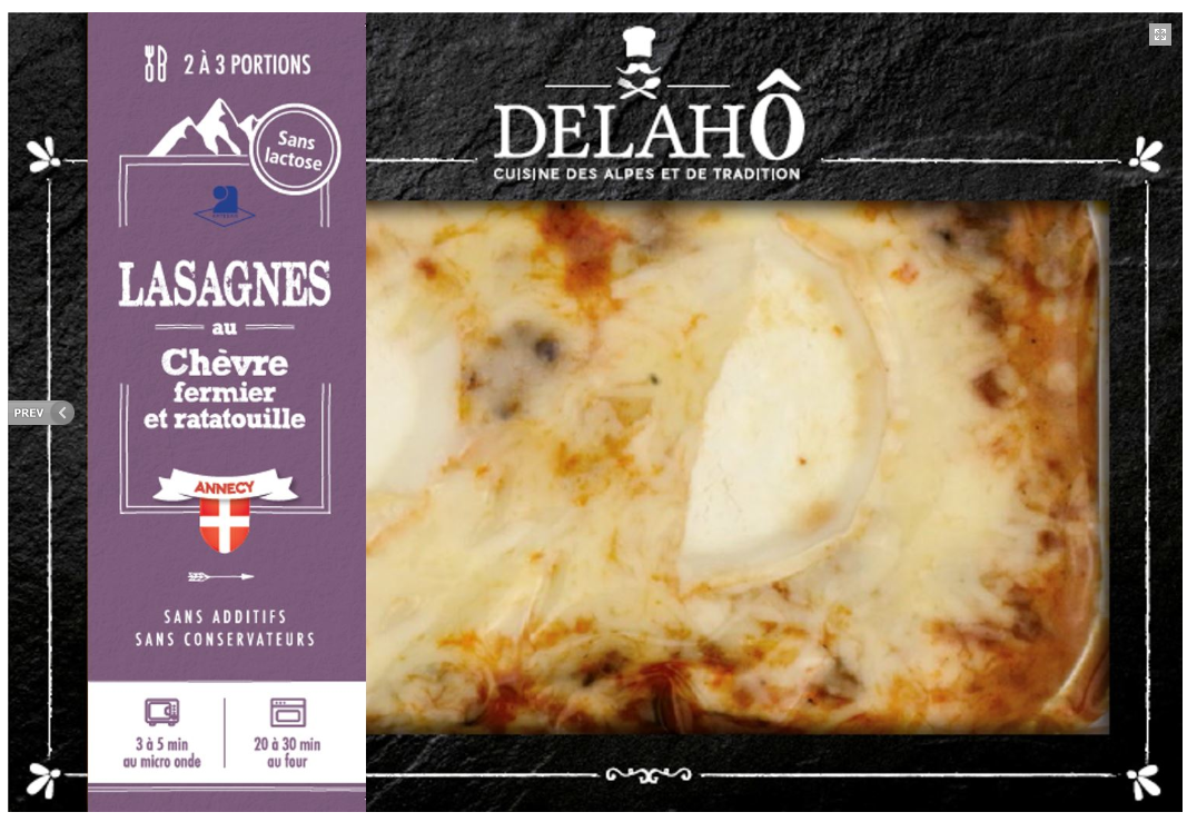 Lasagnes végétariennes Chèvre Ratatouille