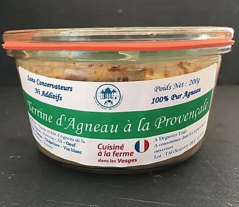 Terrine d'agneau à la provençale