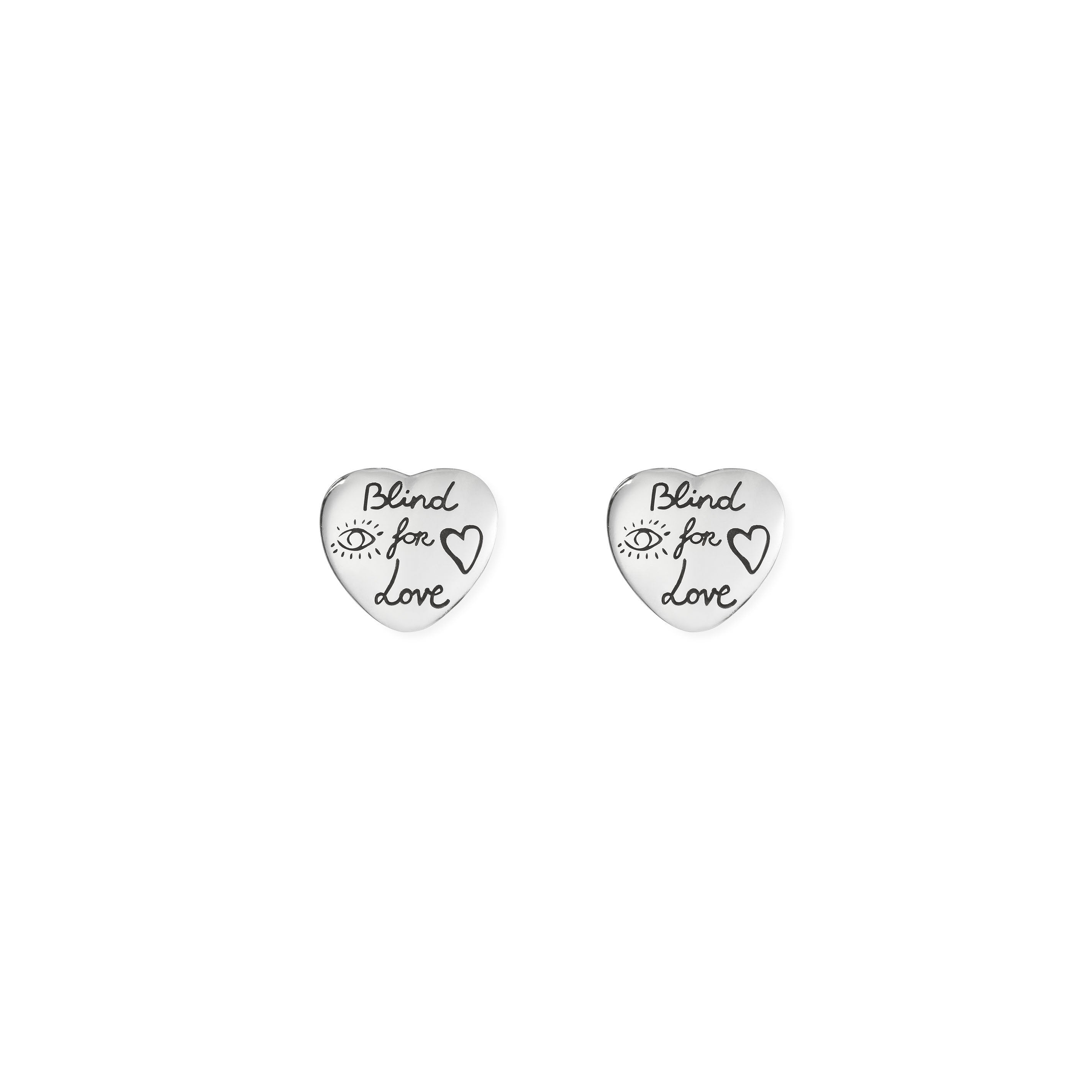 Gucci Blind For Love Heart Earrings YBD45525500100U