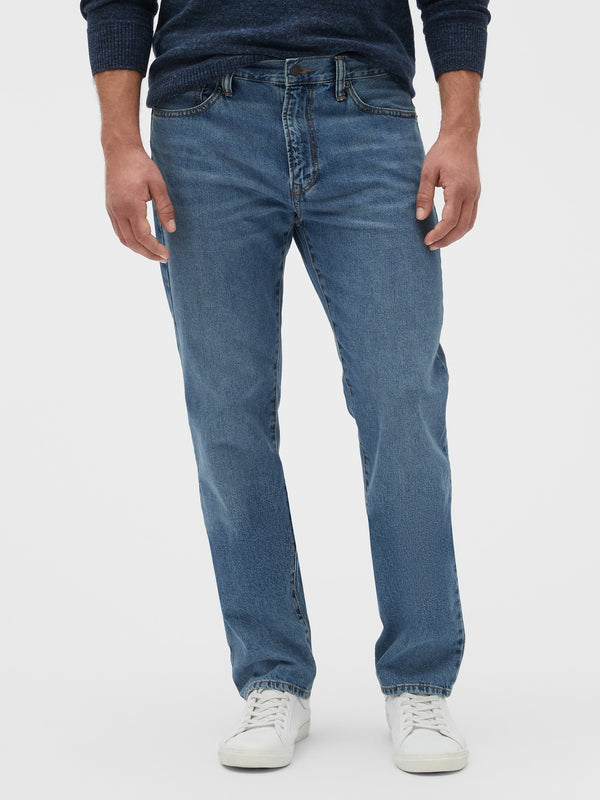 Straight Taper GapFlex Jeans with Washwell by Gap Online, THE ICONIC