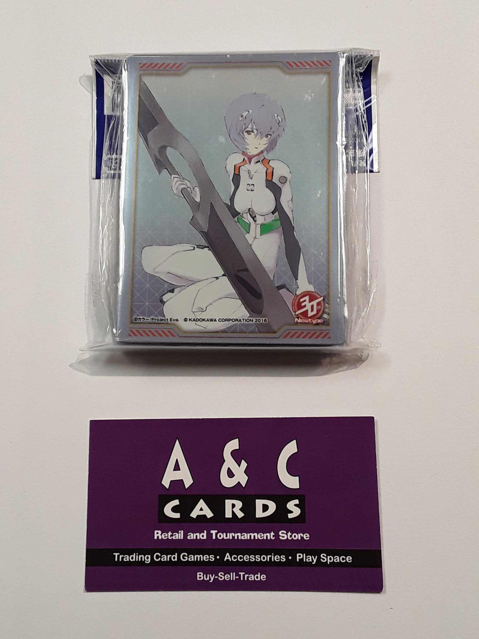 Character Sleeves "Rei Ayanami" #1 - 1 pack of Standard Size Sleeves 60pc. - Evangelion