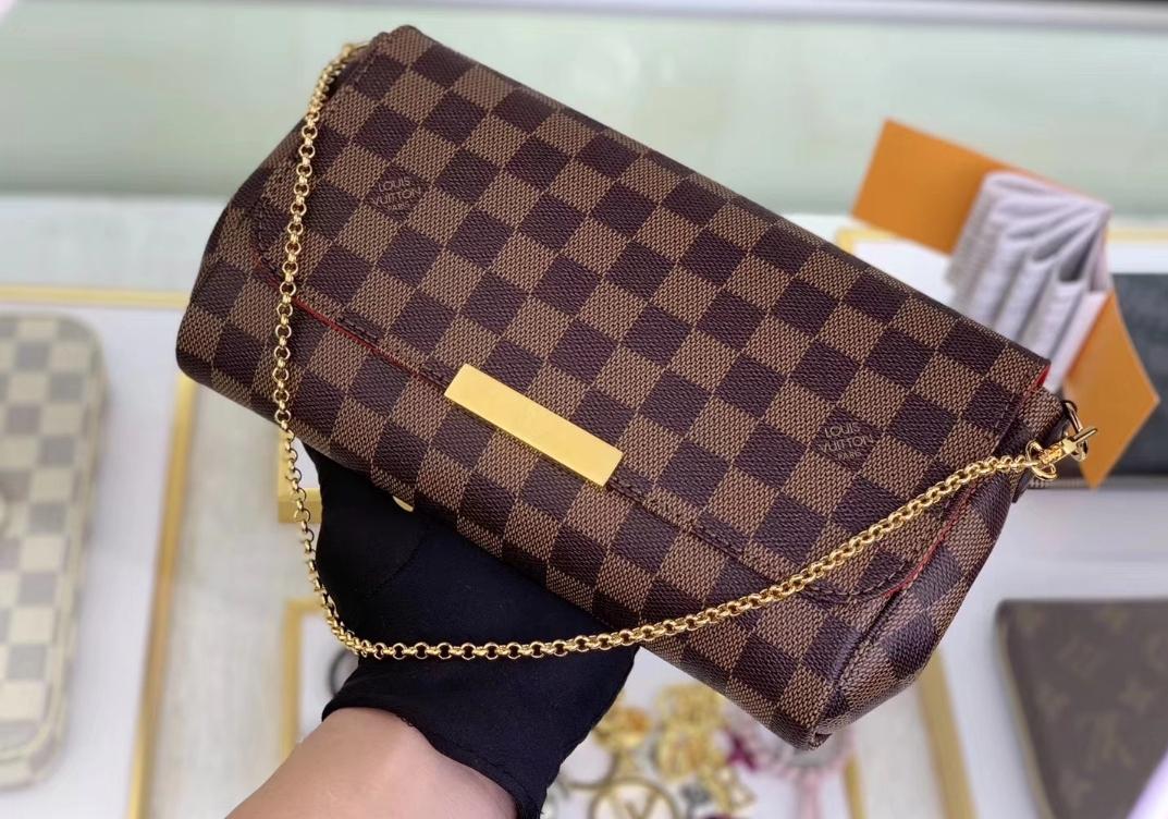 Louis Vuitton Damier Ebene Favorite MM Crossbody - A World Of