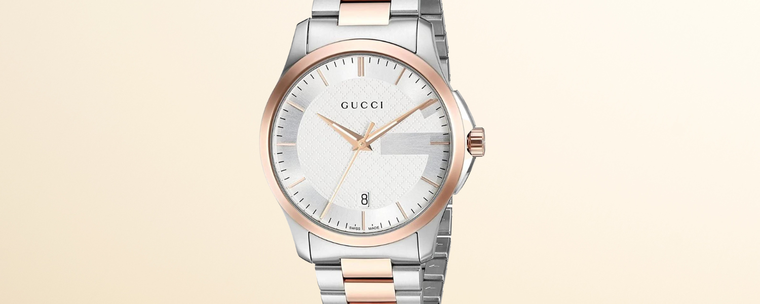 Gucci Watch G-Timeless 38mm Two-Tone Rose Gold YA126473