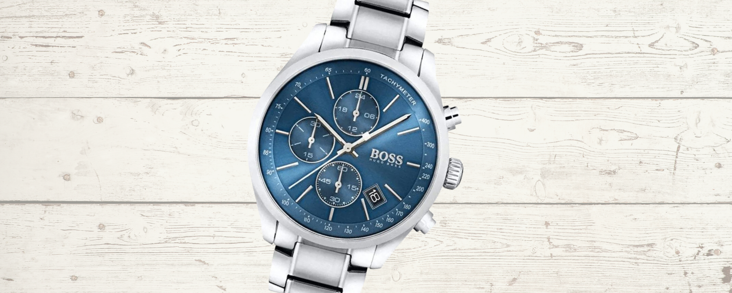 Hugo Boss Men's Watch Chronograph Grand Prix Blue HB1513478