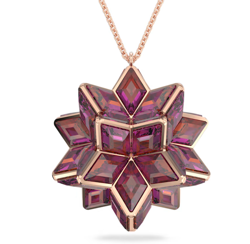 Lovisa Rose Gold Tone Swarovski Crystal Halo Necklace – Willowlicious