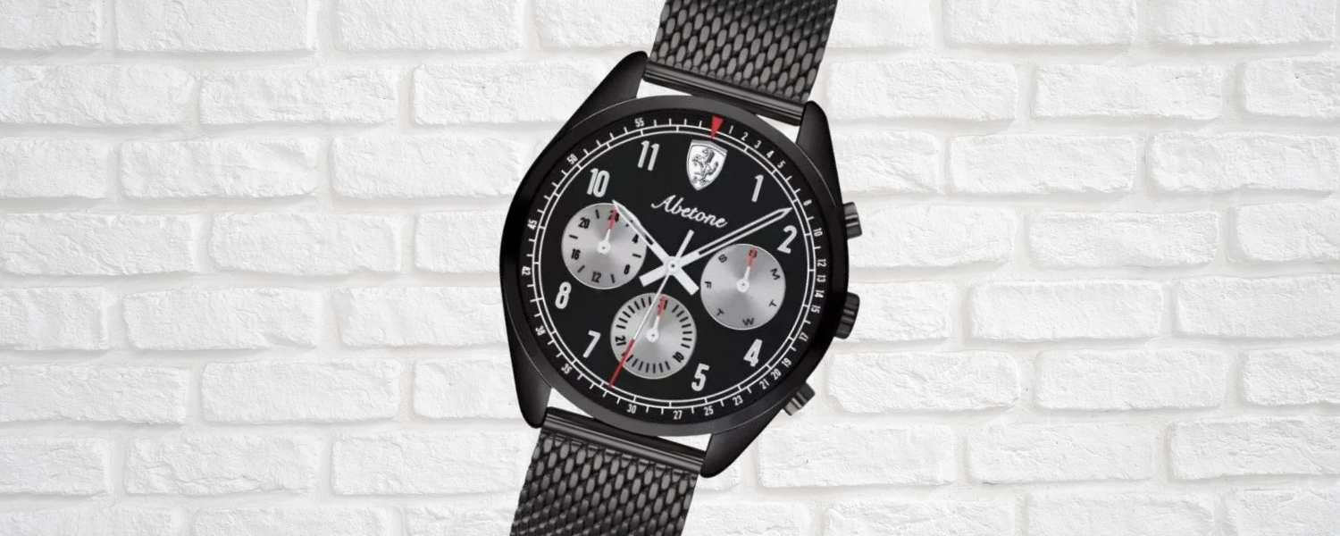 Scuderia Ferrari Watch Abetone Multi-FX Black Mesh