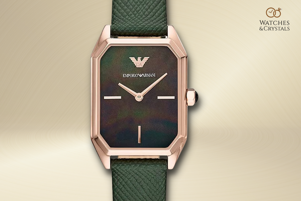 Emporio Armani Ladies Automatic Watch Gioia Green AR11149, luxury green watches, green dial luxury watches, green black luxury watches, green dial luxury watches mens, luxury watches with green dial, green luxury watches