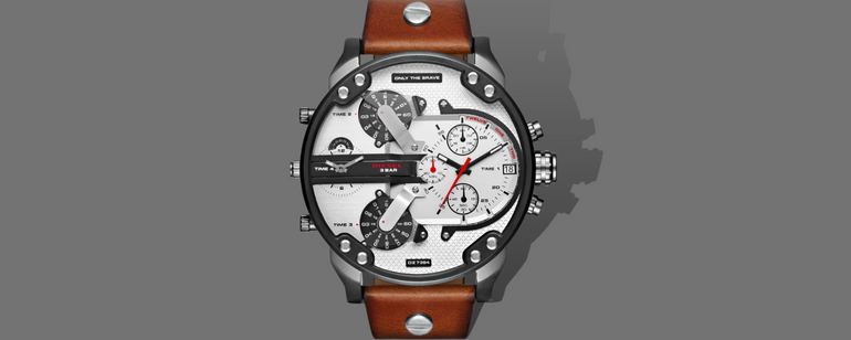 collection of Diesel Luxury Watches.