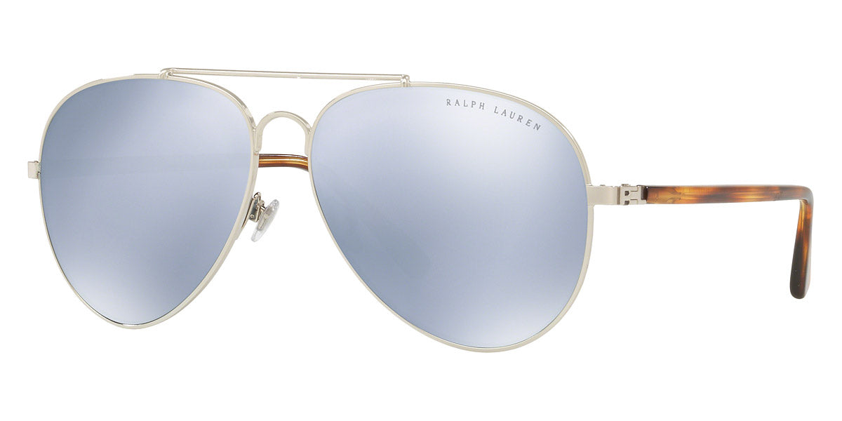 Saint Laurent Men's Sunglasses Irregular Rimless Silver/Grey SL 422-003 52