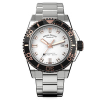 Thumbnail for Armand Nicolet JS9-44 Silver/Rose Gold Stainless Steel - Watches & Crystals