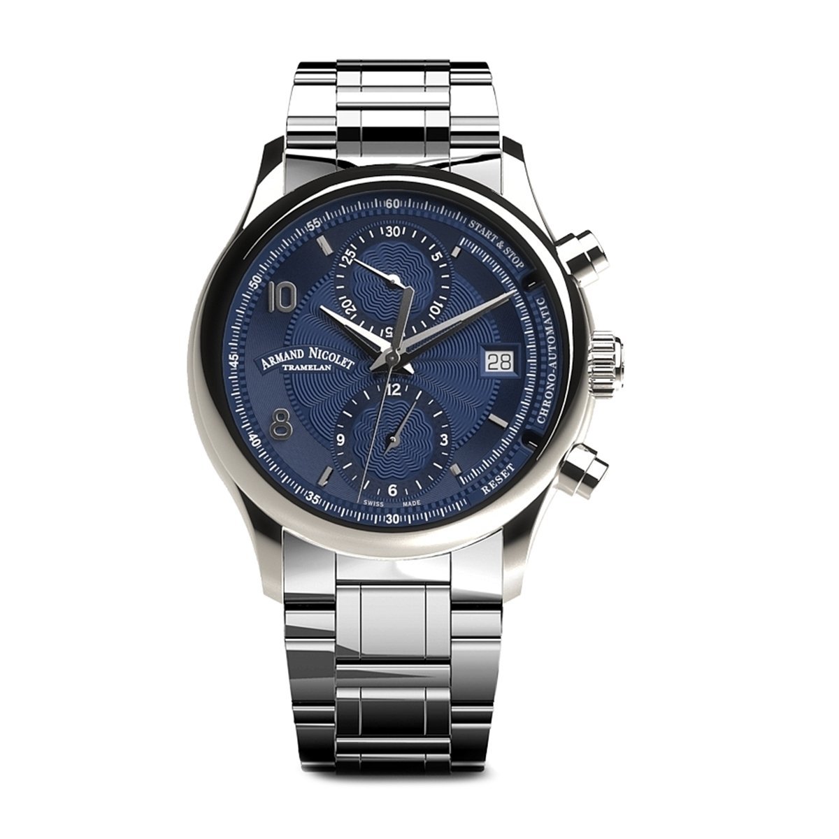 Armand Nicolet - M02-4 Blue Dial Automatic Men's Watch – Every Watch Has a  Story