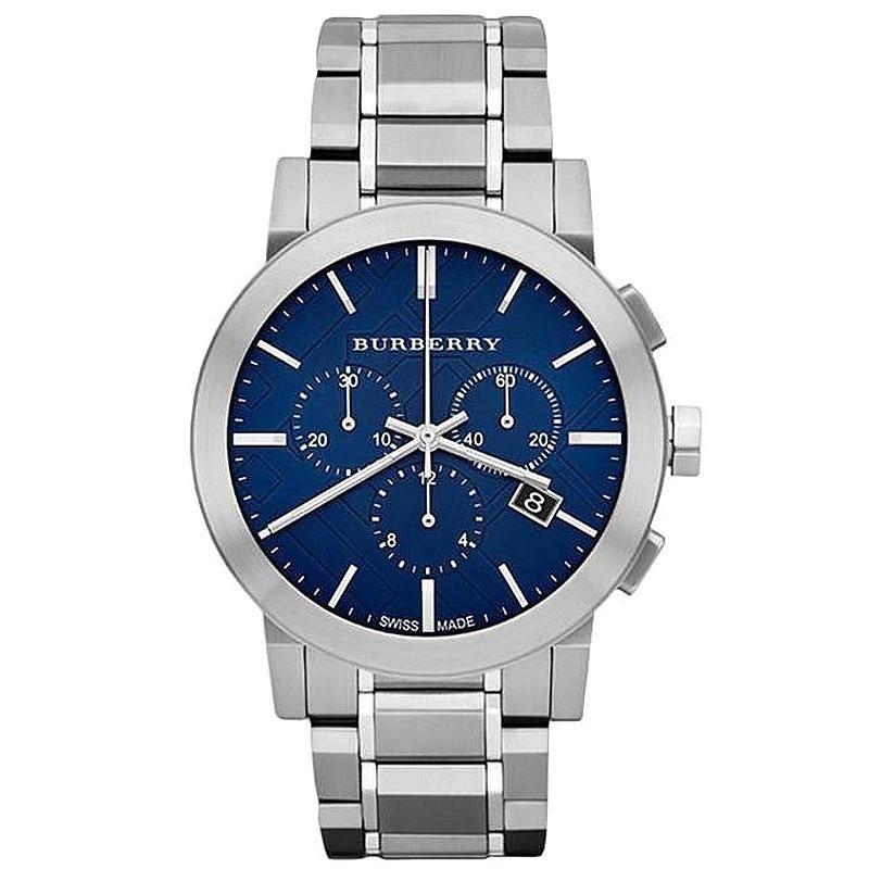 Burberry Men's Watch Chronograph The City Blue BU9363 – Watches & Crystals