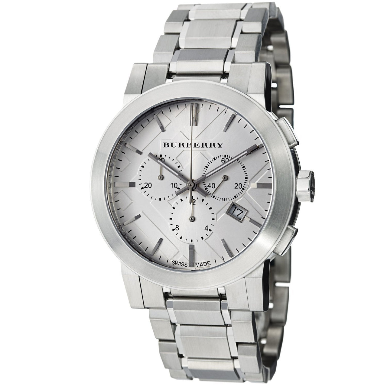 Burberry Men's Watch Chronograph The City Silver BU9350 – Watches & Crystals