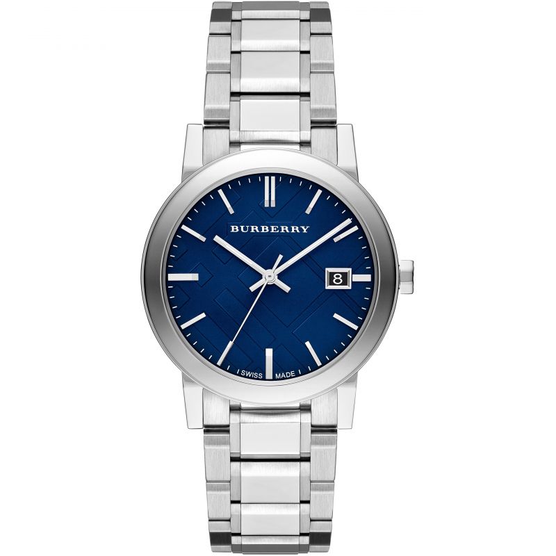 burberry watch men blue