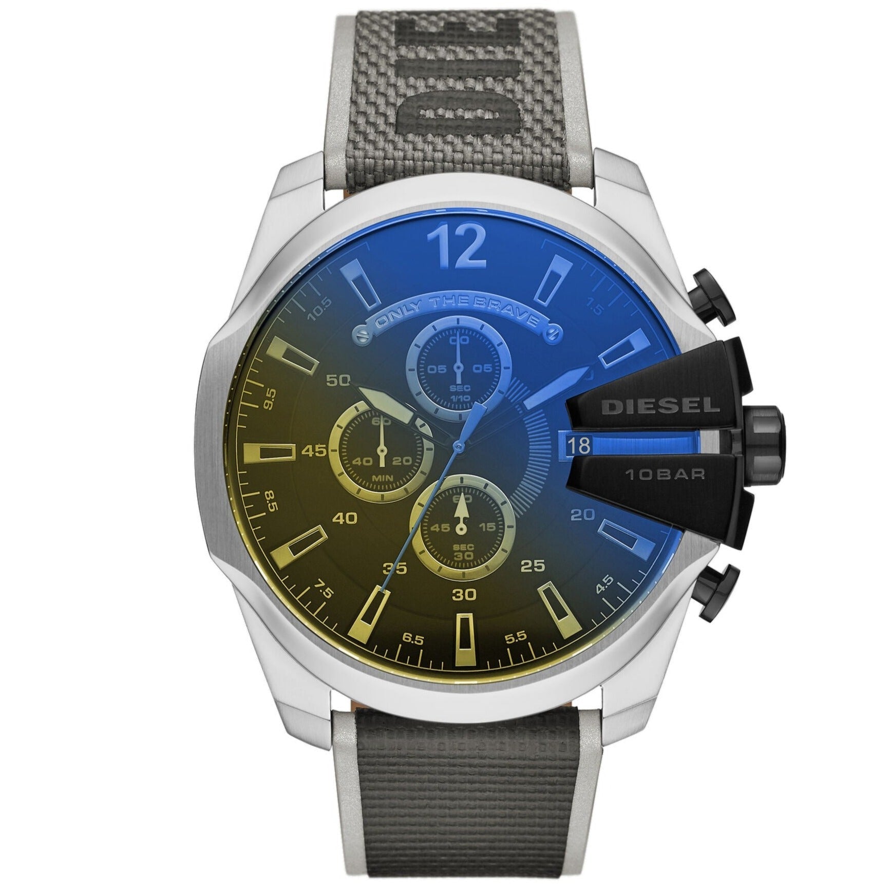 Diesel Men's Chronograph Watch Mega Chief Black Mesh DZ4514 – Watches &  Crystals