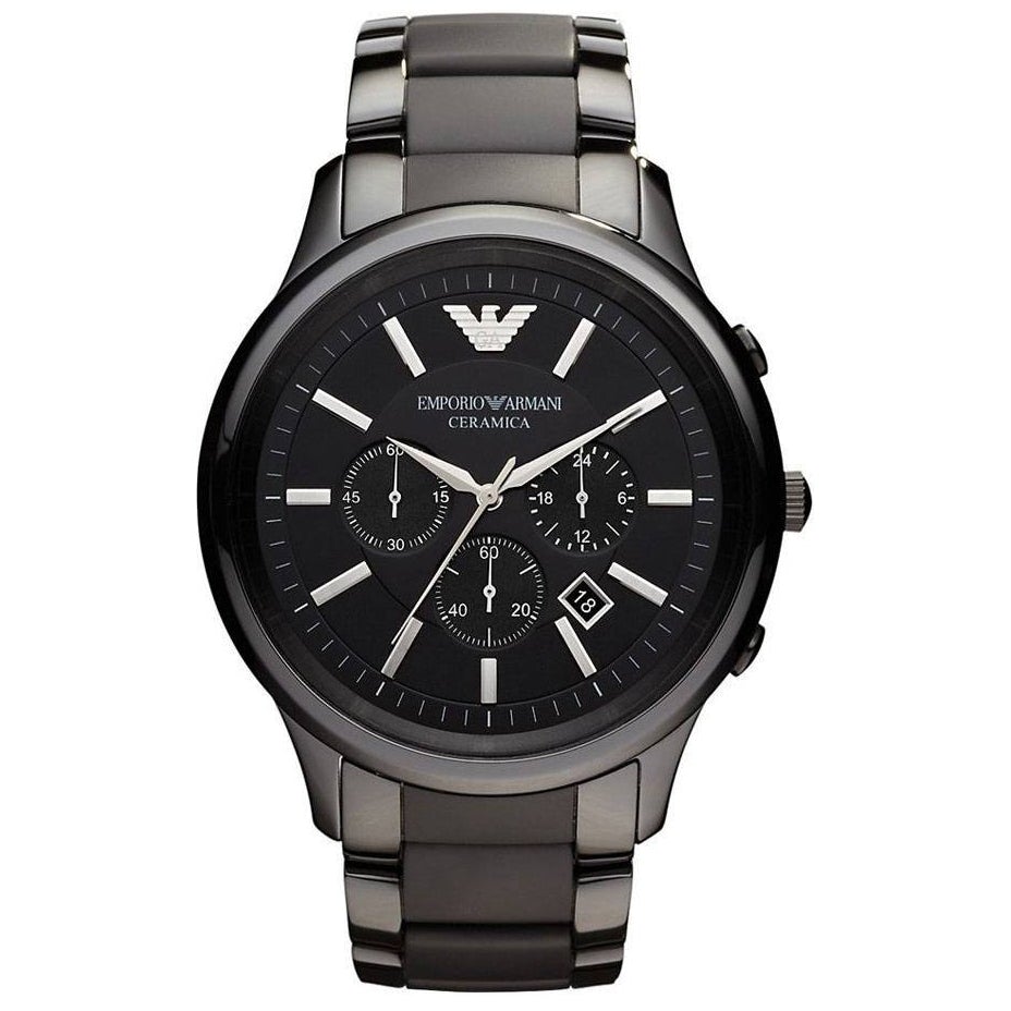 Introducir 44+ imagen emporio armani watches ceramica black