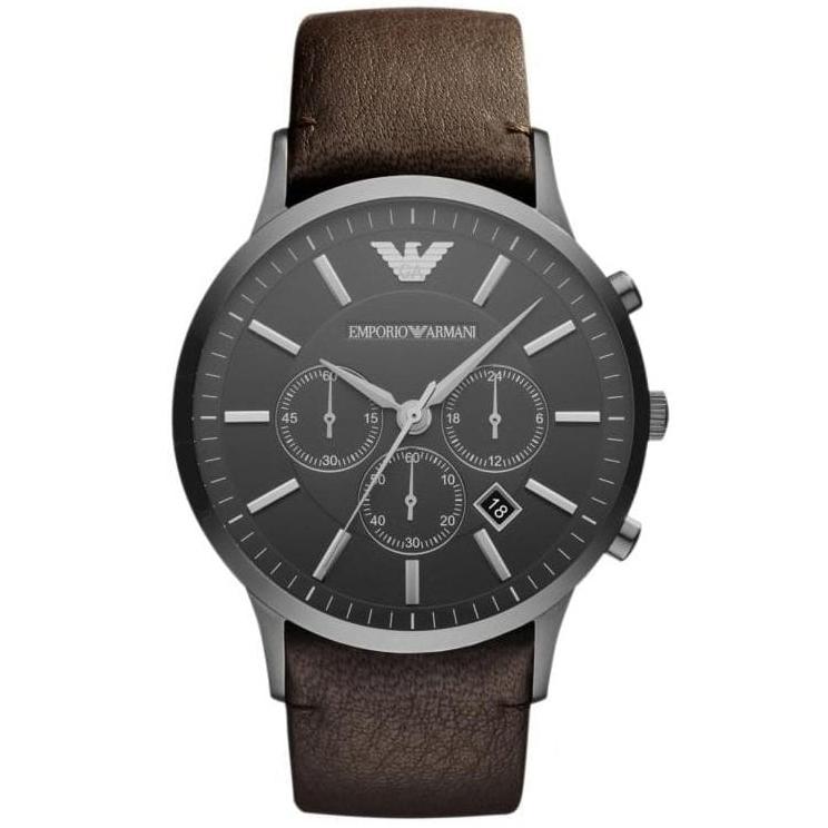 Emporio Armani Men's Chronograph Watch Sportivo Brown AR2462 – Watches &  Crystals