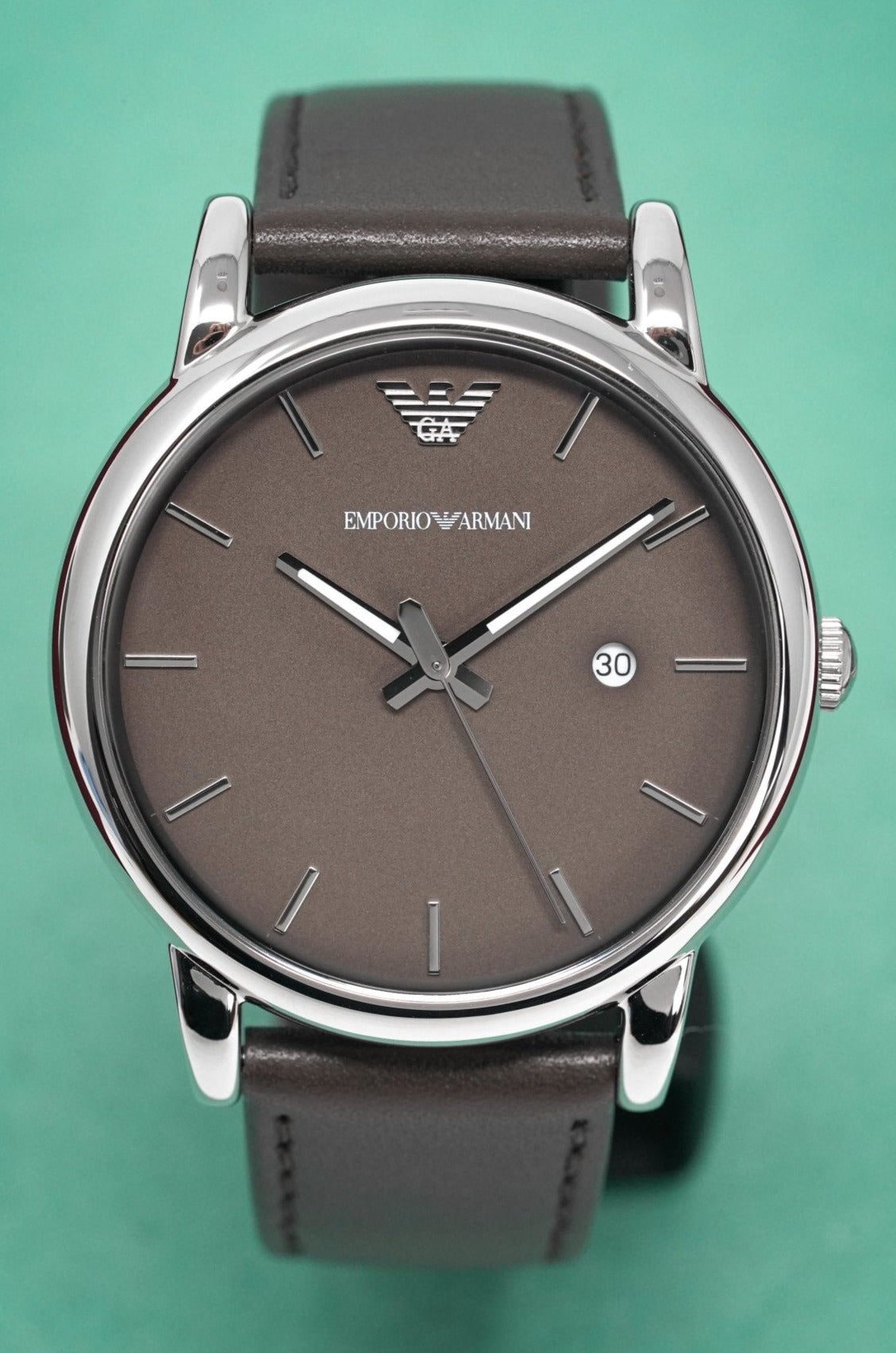 Emporio Armani Men\'s Watch Classic Brown AR1605 – Watches & Crystals