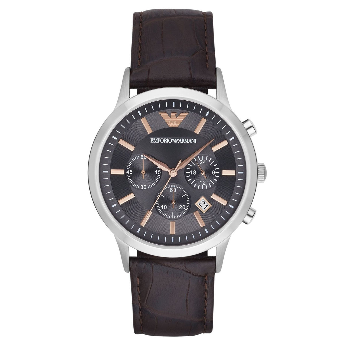 Emporio Armani Men's Renato Watch Chronograph Grey AR2513 – Watches &  Crystals