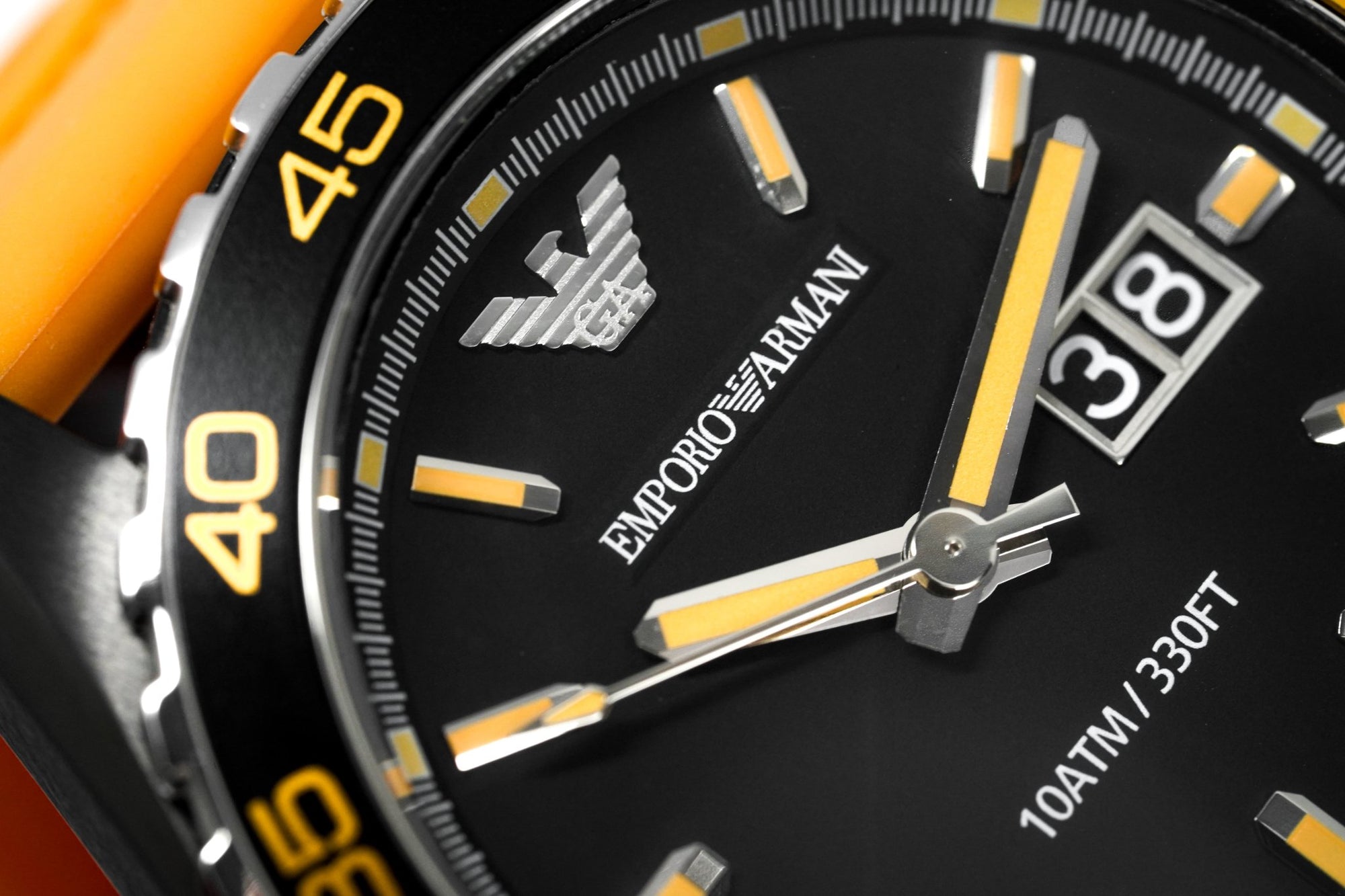 Emporio Armani Men's Sportivo Watch Orange - Watches &