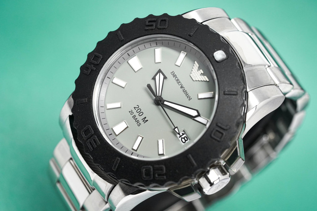 Emporio Armani Men's Sportivo Watch Steel AR5970 – Watches & Crystals