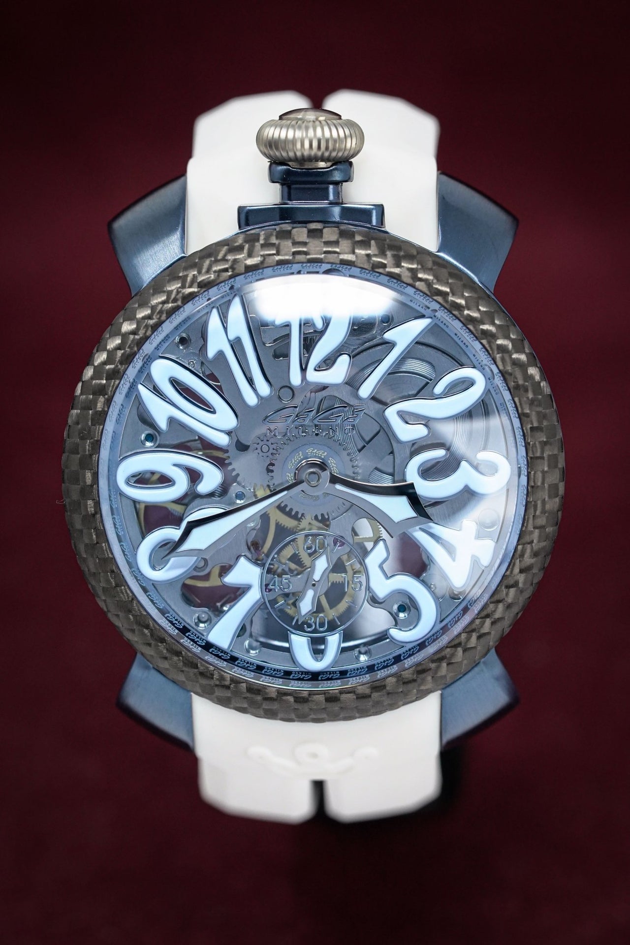 GaGà Milano Skeleton 48MM Blue PVD – Watches & Crystals