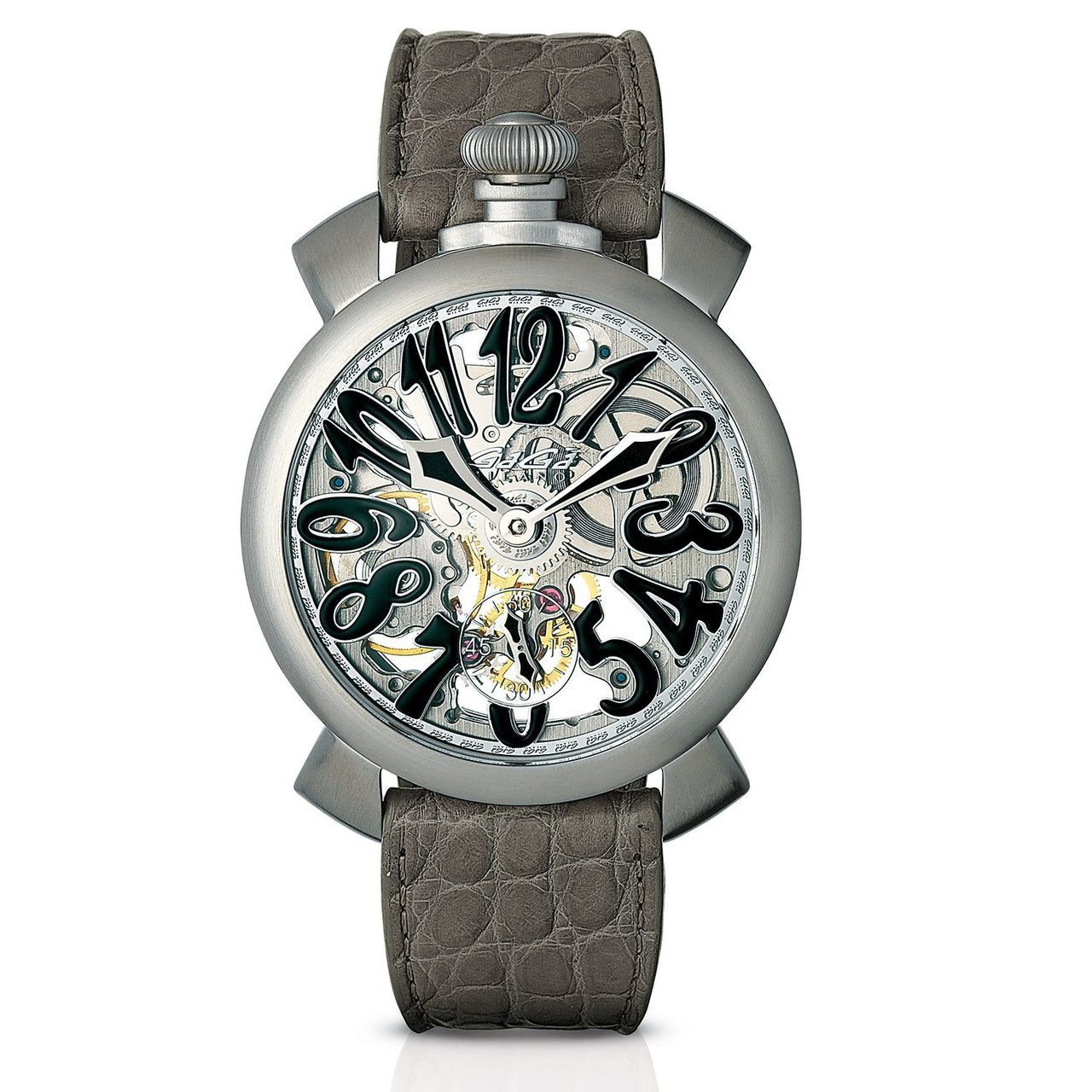 GaGà Milano Skeleton 48MM Grey – Watches & Crystals