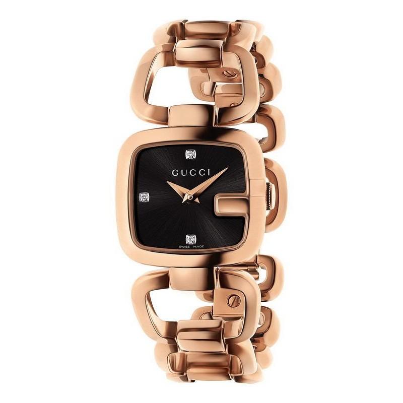 gucci ladies rose gold watch