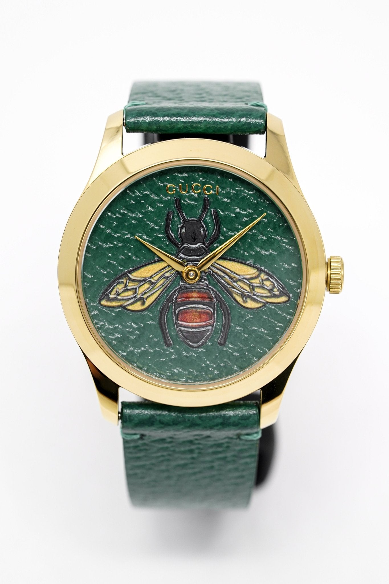 gucci bee watch green