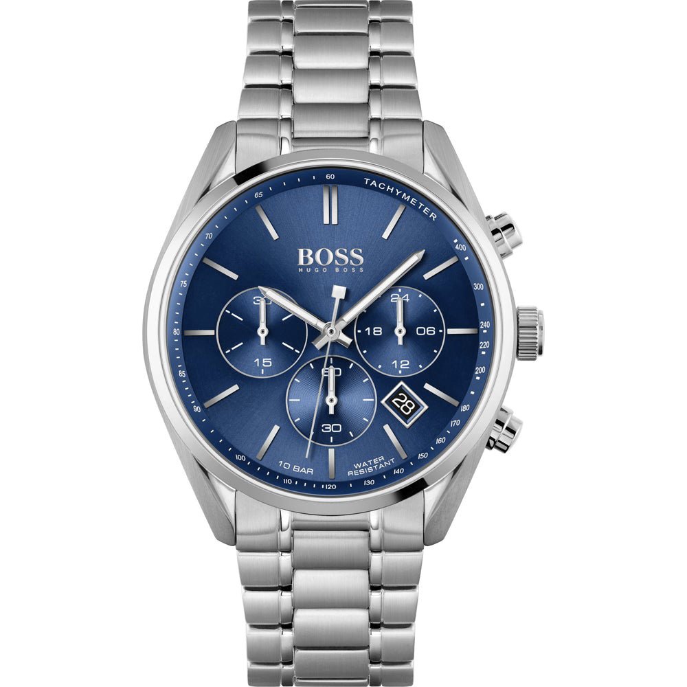 hugo boss men's blue watch