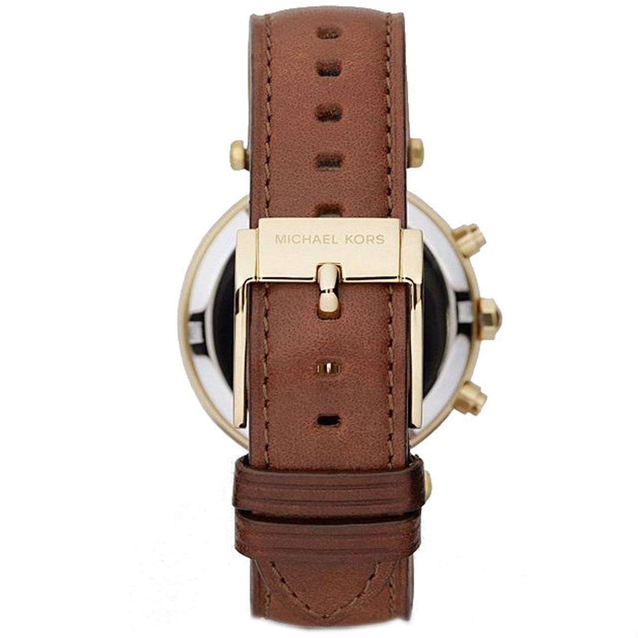 Michael Kors Womens Pyper Vanilla Logo Leather Strap Watch 38mm  Macys