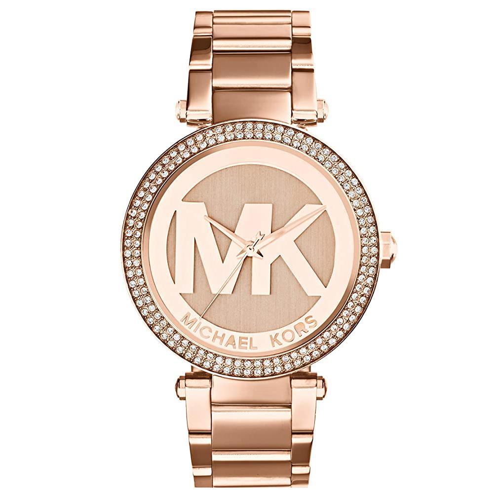 Michael Kors Ladies Watch Parker Rose Gold MK5865 – Watches & Crystals