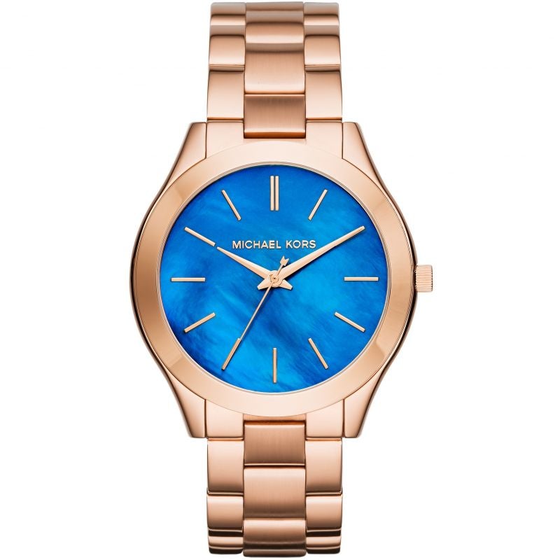 Michael Kors Pyper ThreeHand Ombre Turquoise PVC Watch  MK2959  Watch  Station