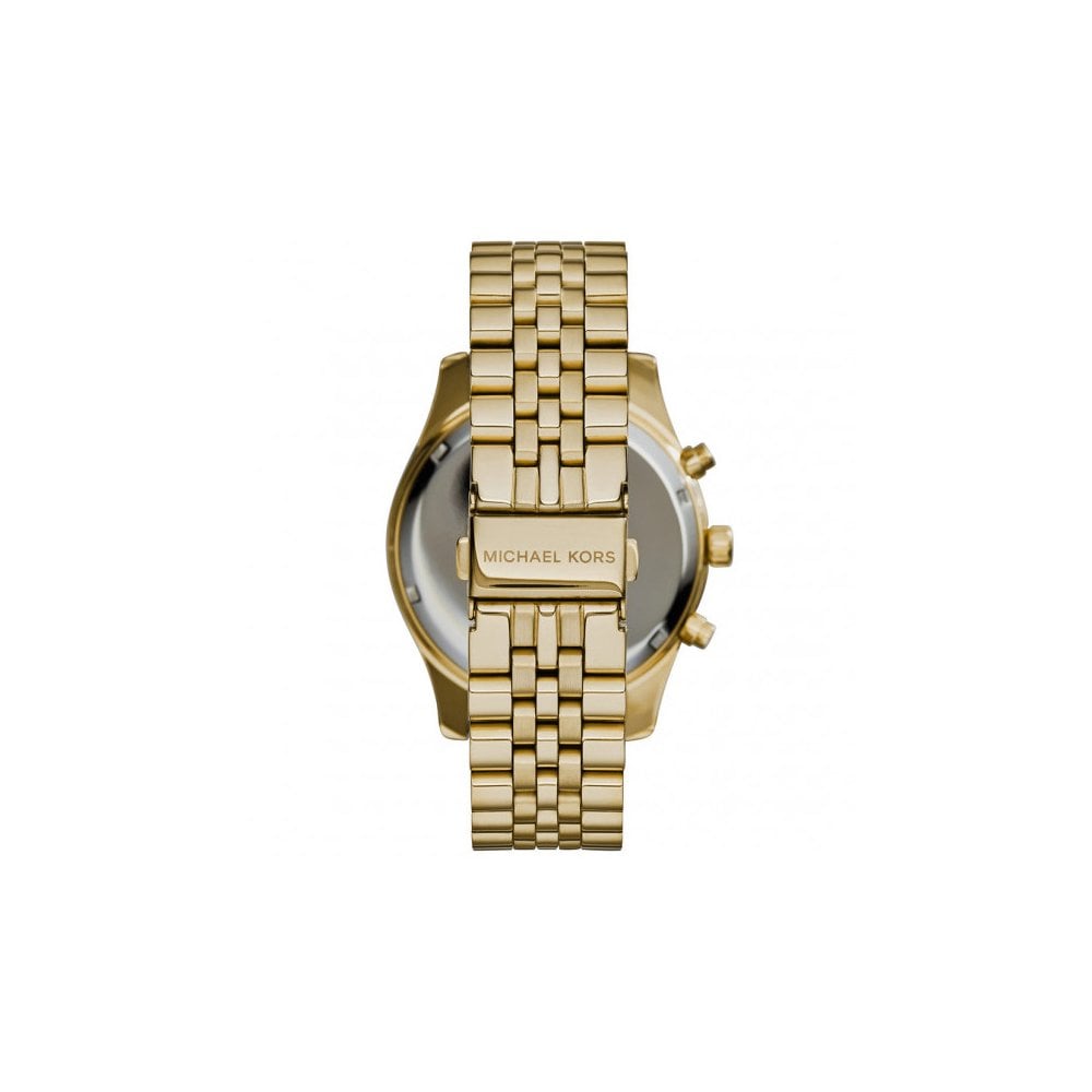Michael Kors Watch Lexington Chronograph Gold Pave MK8494 – Watches &  Crystals