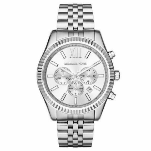 Two Watch Lexington & Crystals – Tone Michael Kors MK8344 Chronograph Watches