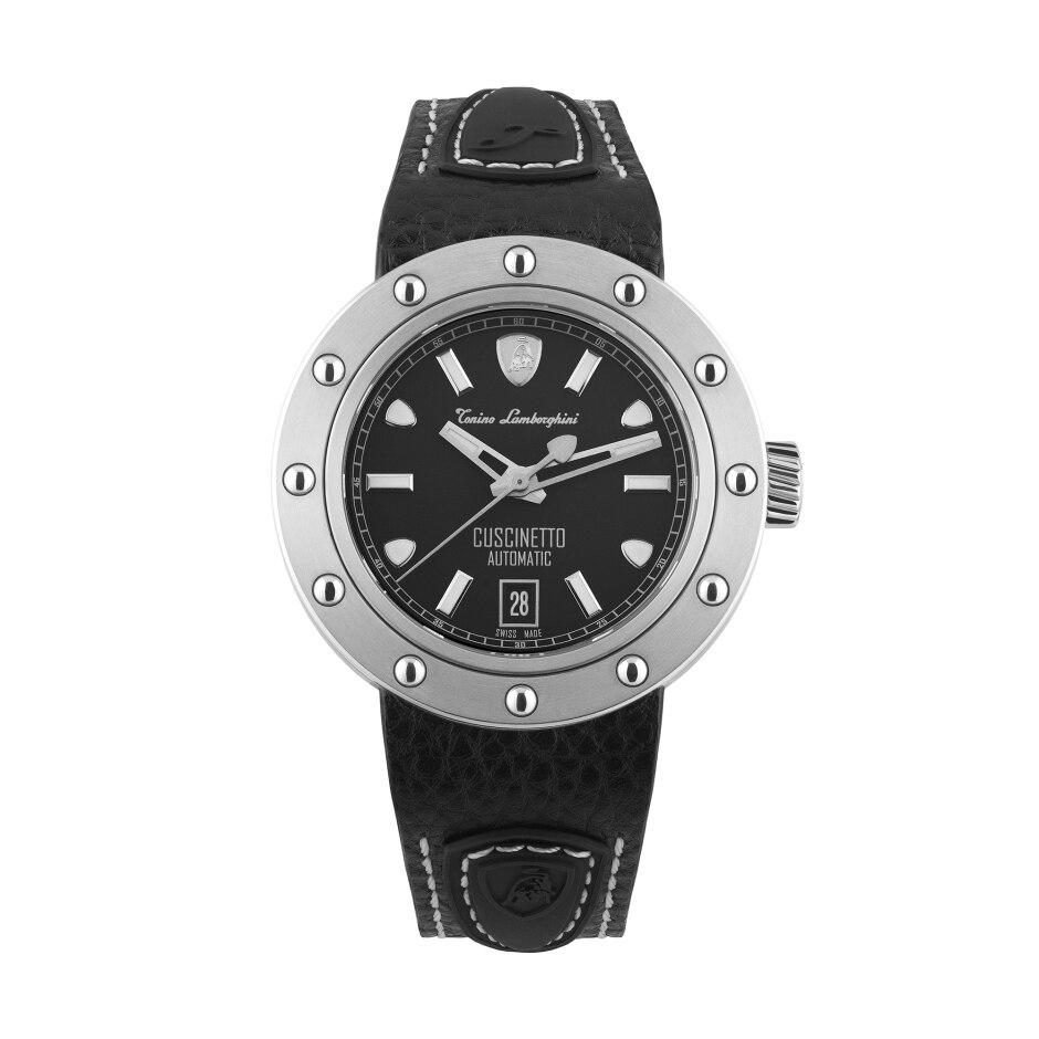Tonino Lamborghini Cuscinetto Watch Date Black TLF-T01-1 – Watches &  Crystals