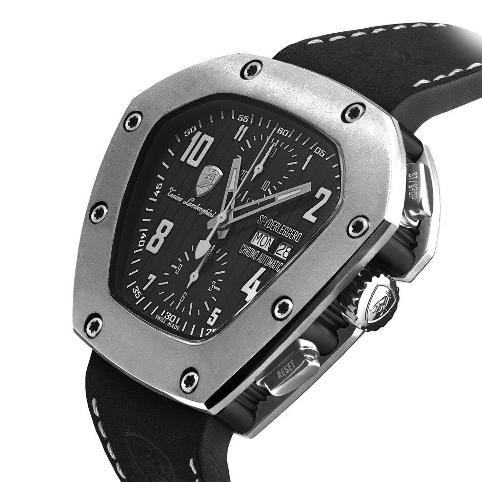 Tonino Lamborghini Spyderleggero Chronograph Watch Day Date Titanium T –  Watches & Crystals