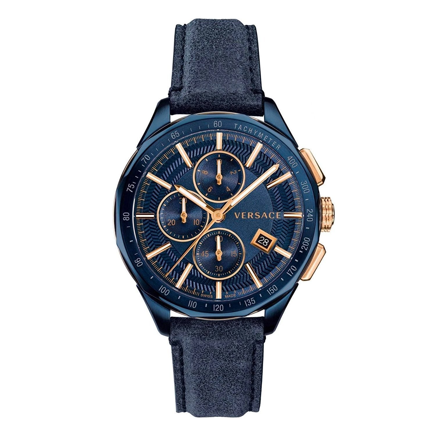 versace blue face watch